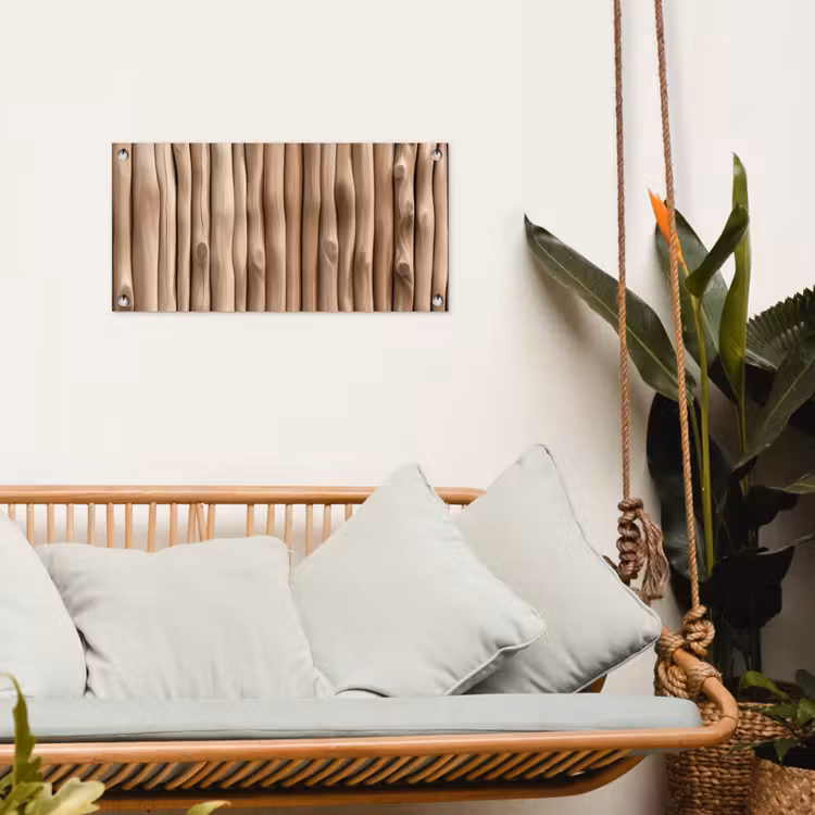 Tuinposter - Hout - Stam - Lichtbruin — 5
