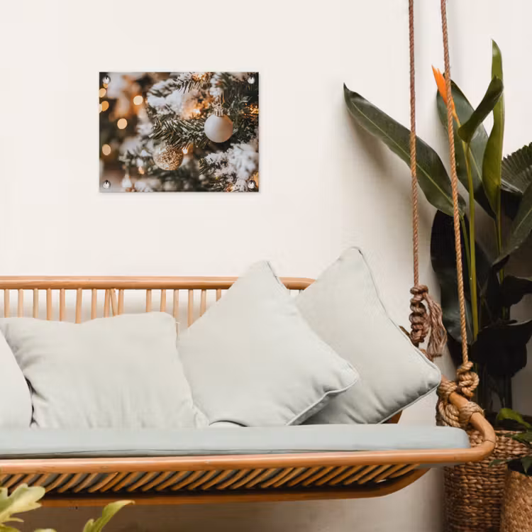 Tuinposter - Kerst - Kerstboom - Winter - Binnen - Sneeuw — 5