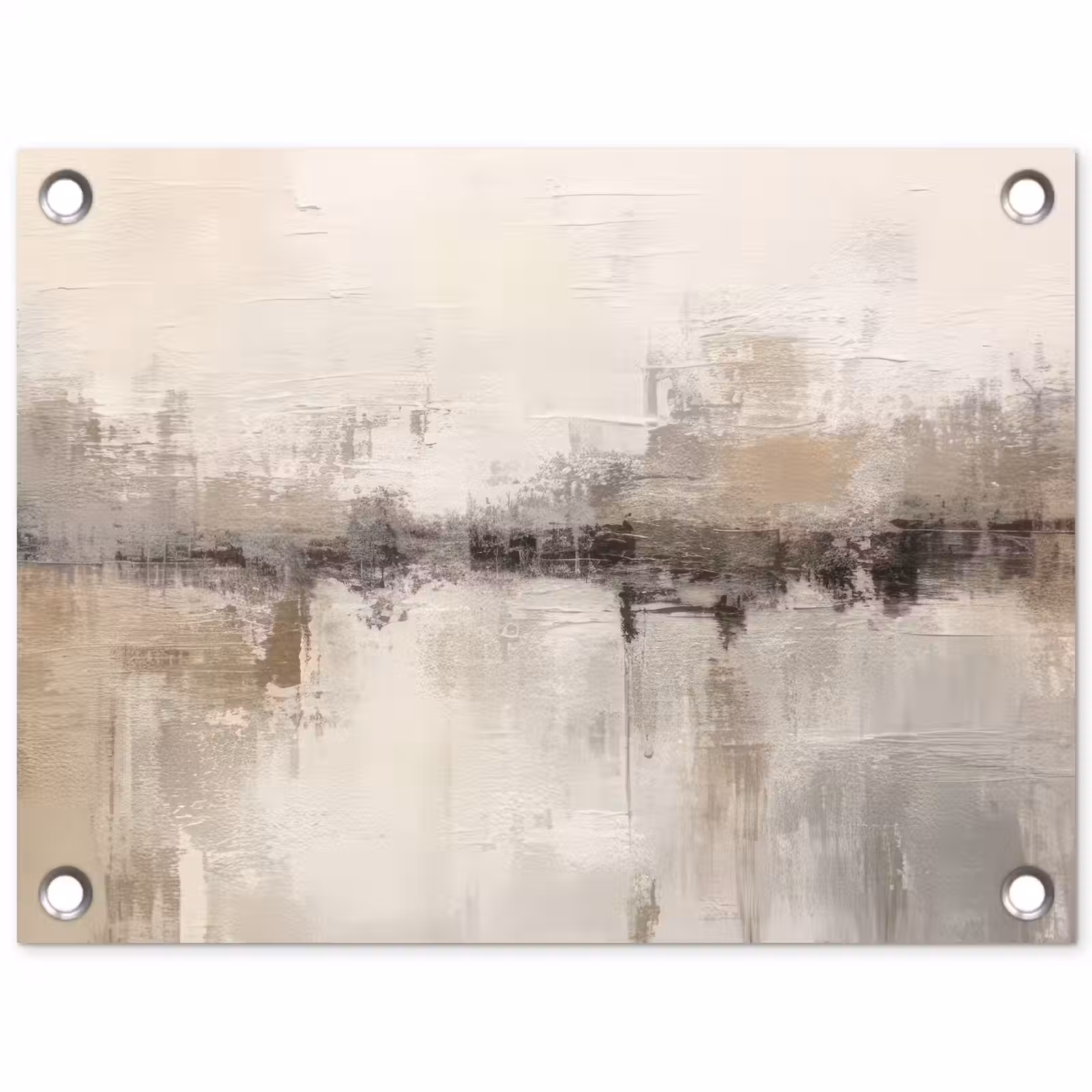 Tuinposter - Moderne kunst - Abstract - Beige — 1