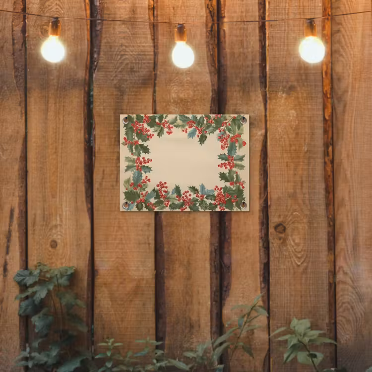 Tuinposter - Hulstrand - Bessen - Beige — 2