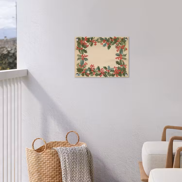 Tuinposter - Hulstrand - Bessen - Beige — 3
