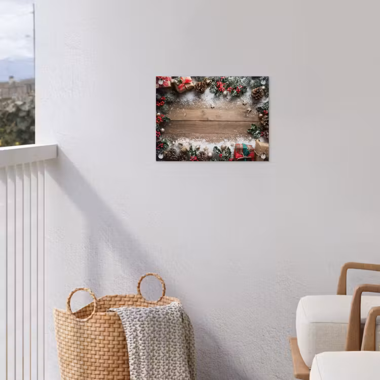 Tuinposter - Kerstdecoratie - Geschenken - Hout - Veelkleurig — 3