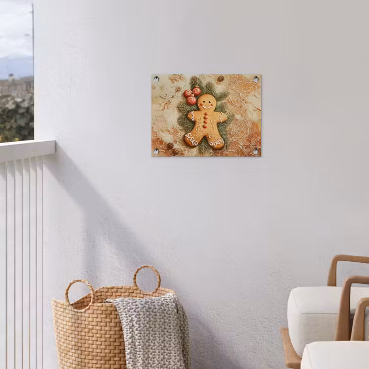Tuinposter - Kerstmis - Koekje - Poppetje - Speculaas — 3