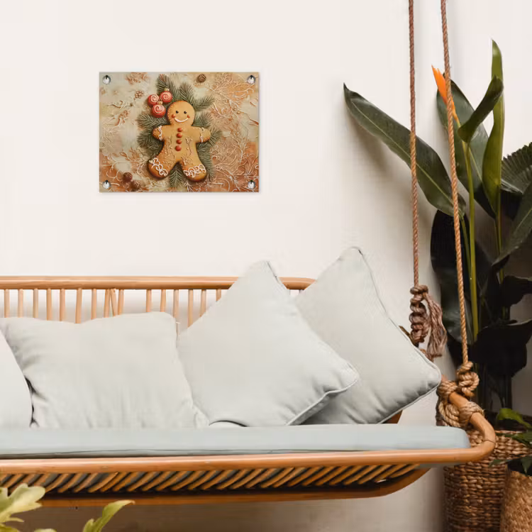 Tuinposter - Kerstmis - Koekje - Poppetje - Speculaas — 5