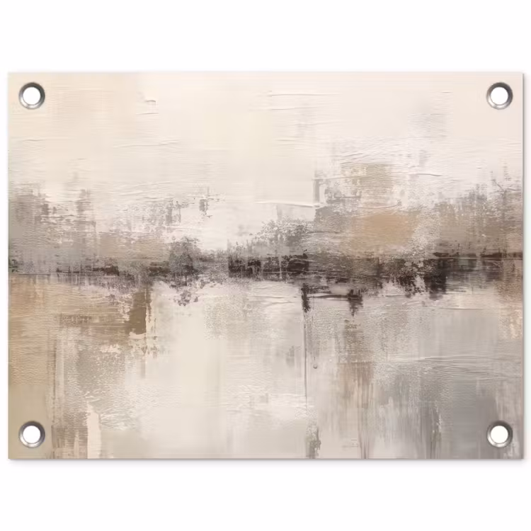Tuinposter - Moderne kunst - Abstract - Beige — 1