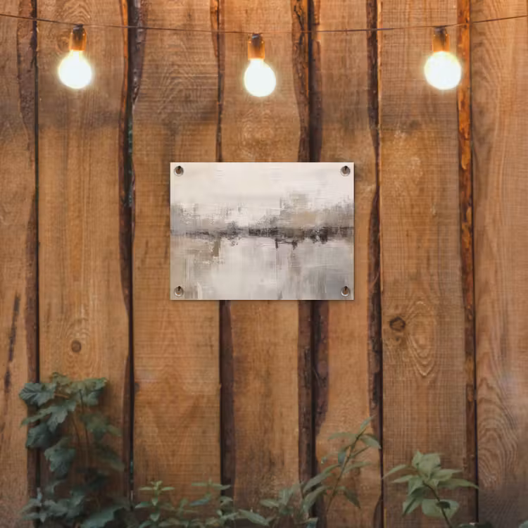 Tuinposter - Moderne kunst - Abstract - Beige — 2