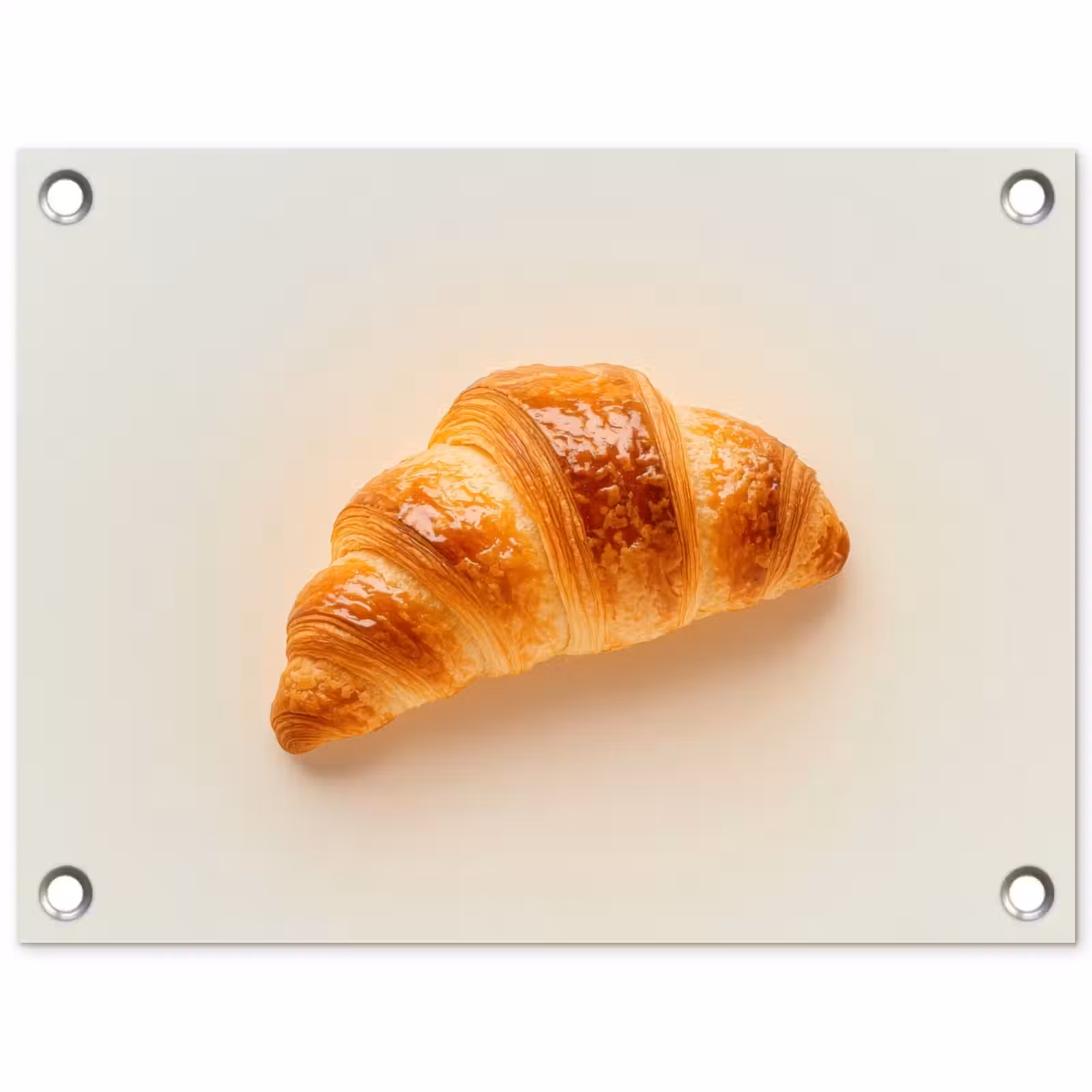 Tuinposter - Croissant - Brood - Beige — 1