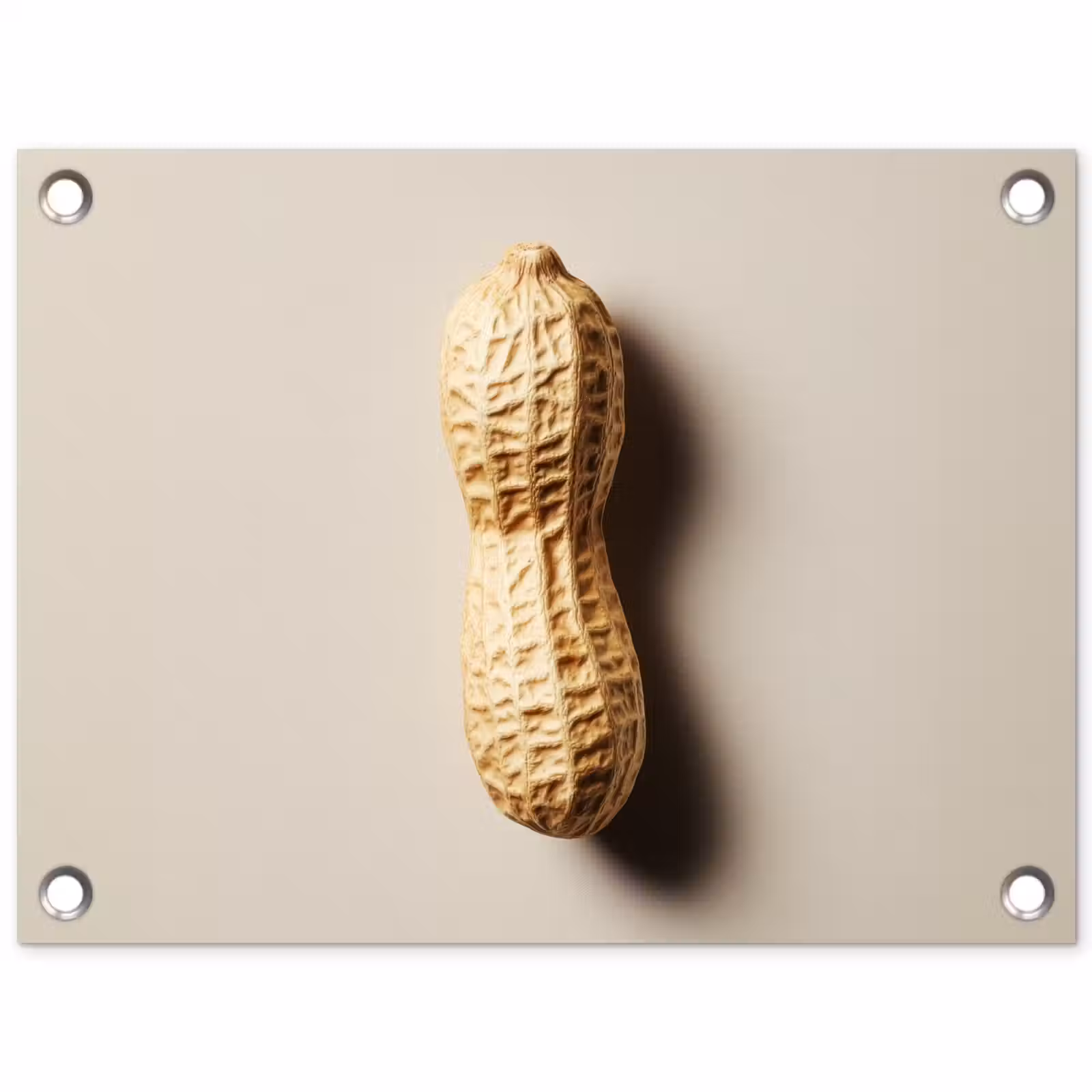 Tuinposter - Pinda - Ruw - Beige — 1