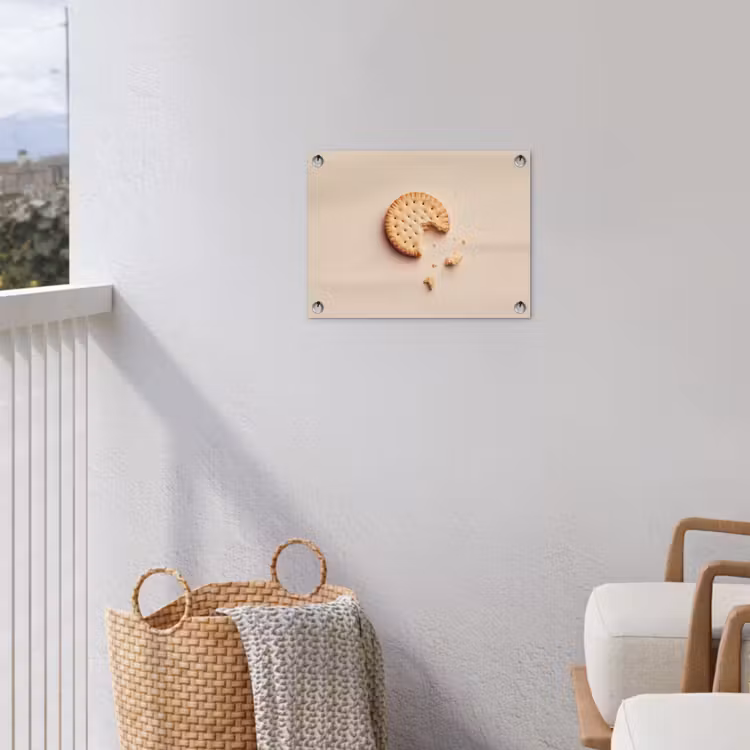 Tuinposter - Koekje - Kruimels - beige — 3