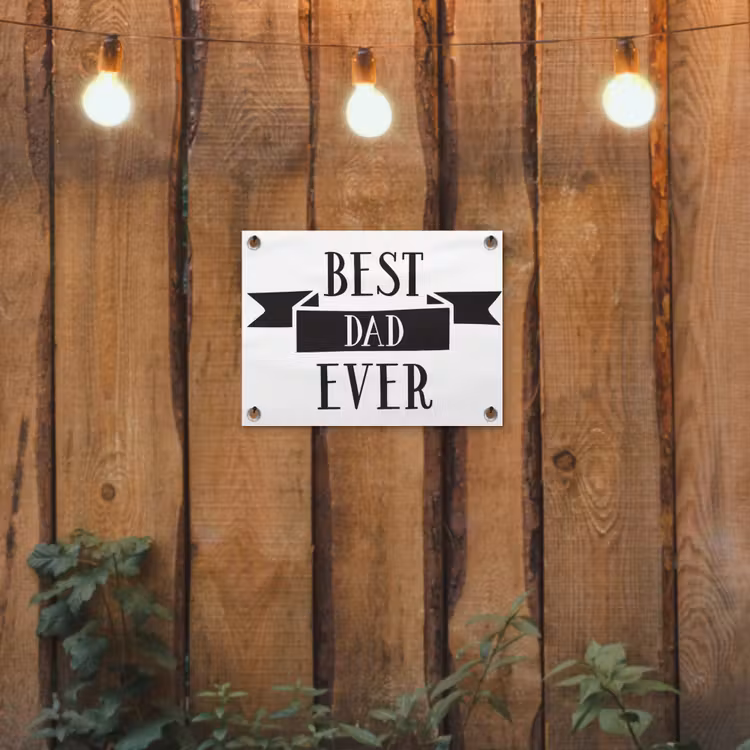 Tuinposter - Papa - Quote - Beste papa — 2