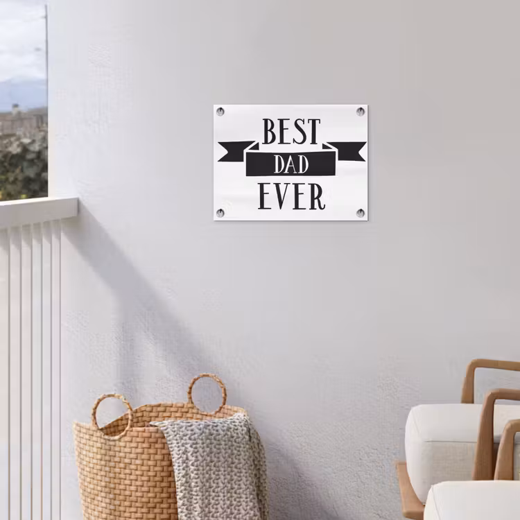 Tuinposter - Papa - Quote - Beste papa — 3
