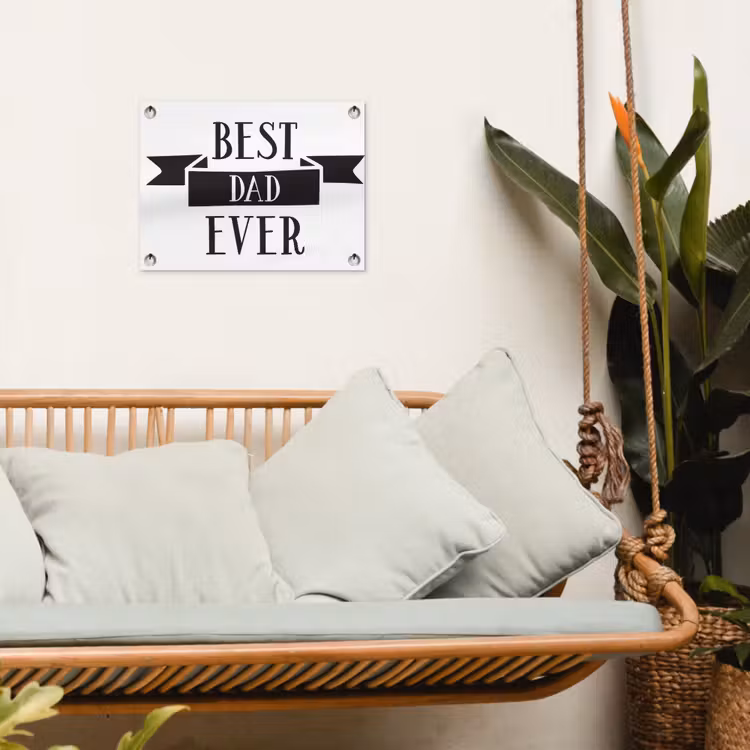 Tuinposter - Papa - Quote - Beste papa — 5