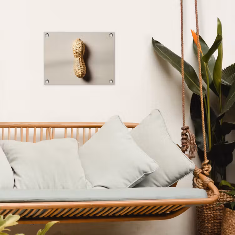 Tuinposter - Pinda - Ruw - Beige — 5