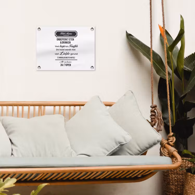 Tuinposter - Quotes - Mama - Spreuken - Hotel mama — 5