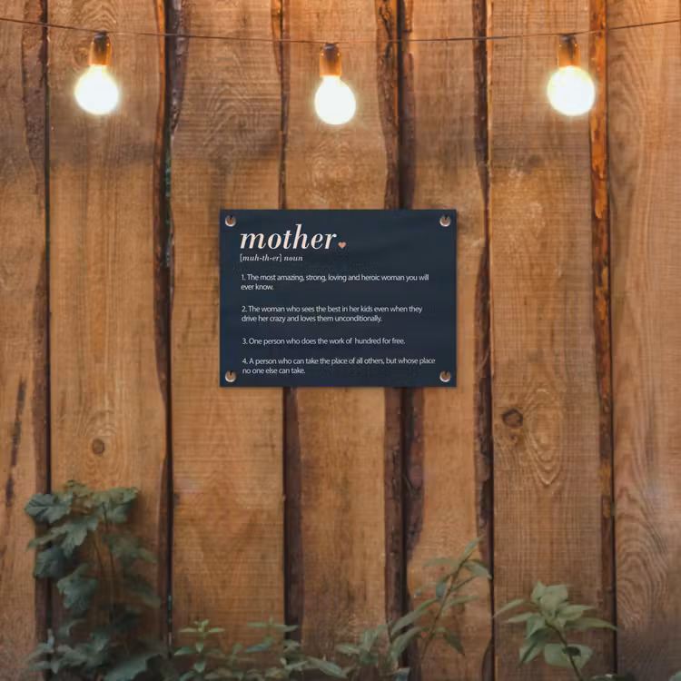 Tuinposter - Mama definitie - Mother - Quotes - Spreuken — 2