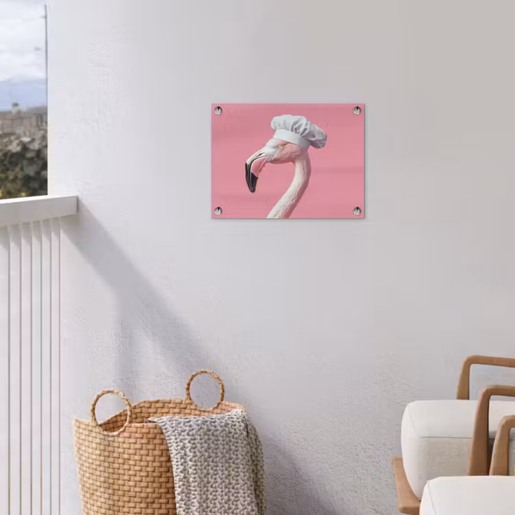 Tuinposter - Flamingo - Roze - Koksmuts - Vogel — 3