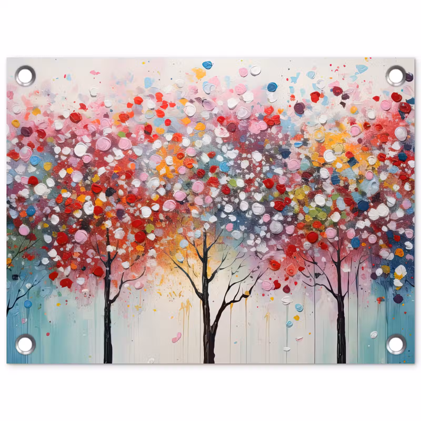 Tuinposter - Kunst - Bomen - Natuur - Acryl — 1
