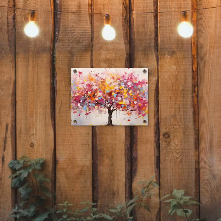 Tuinposter - Aquarel - Boom - Kunst - Abstract — 2