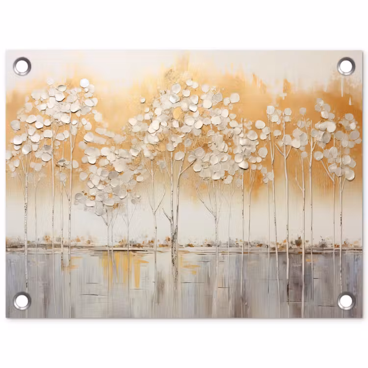 Tuinposter - Bomen - Kunst - Acryl - Natuur — 1