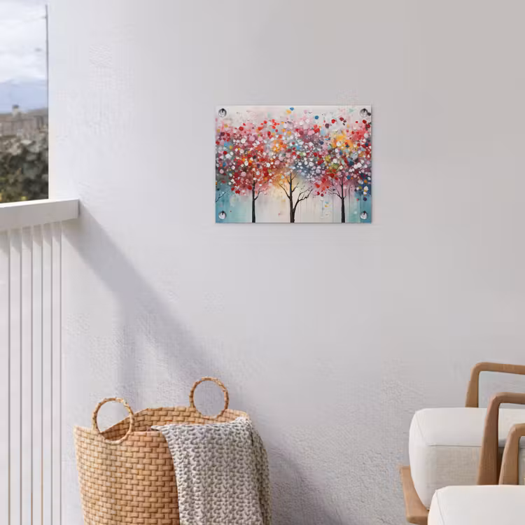 Tuinposter - Kunst - Bomen - Natuur - Acryl — 3
