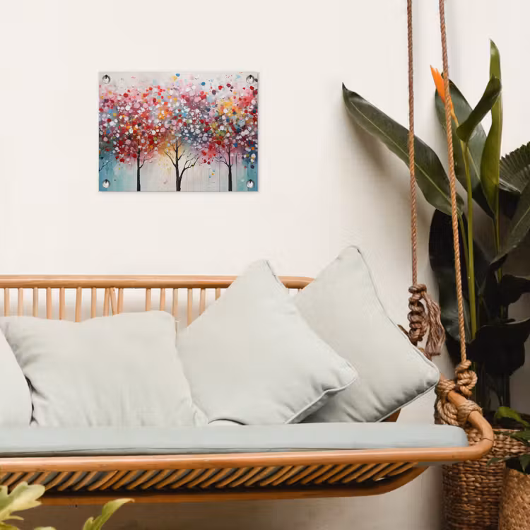 Tuinposter - Kunst - Bomen - Natuur - Acryl — 5