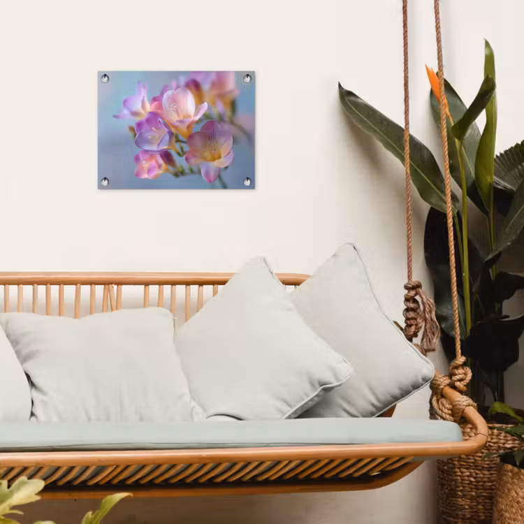 Tuinposter - Bloemen - Paars - Overloop - Meeldraden — 5