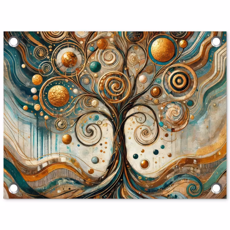 Tuinposter - Levensboom - Boom - Abstract - Modern — 1