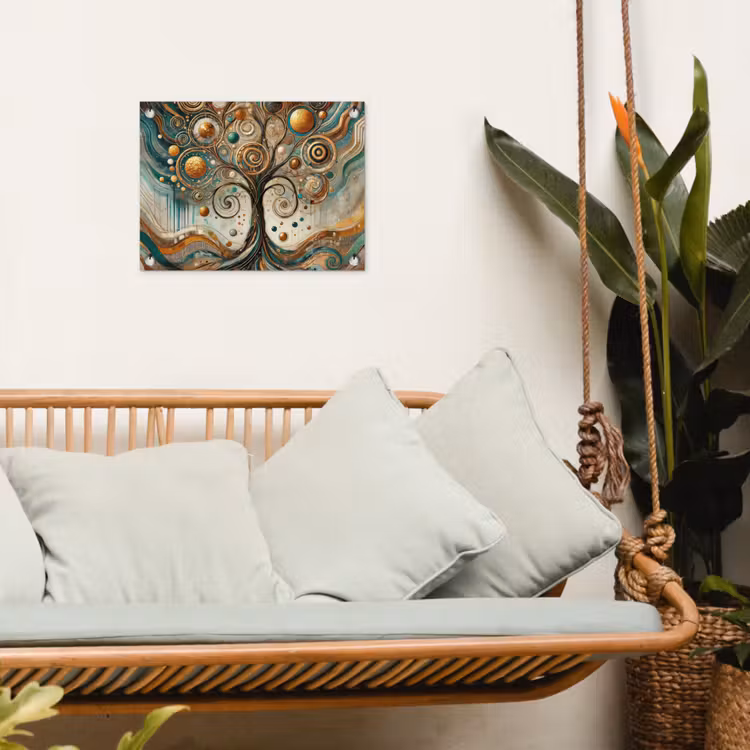 Tuinposter - Levensboom - Boom - Abstract - Modern — 5