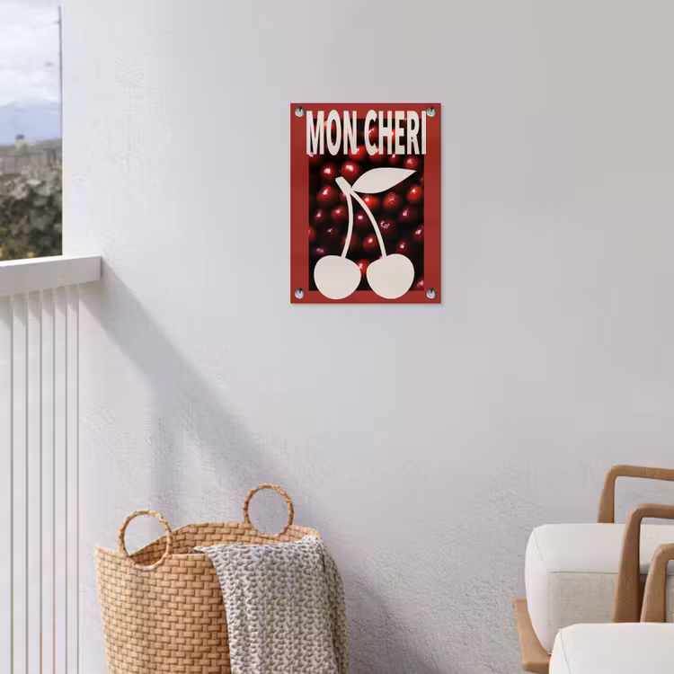 Tuinposter - Kersen - Illustratie - Rood — 3