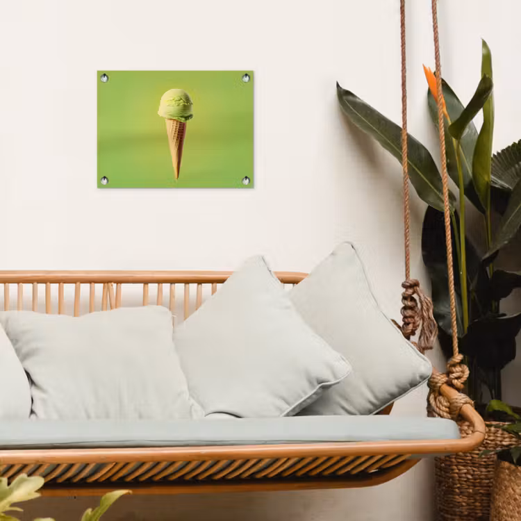 Tuinposter - Hoorntje - Schepijs - Groen — 5
