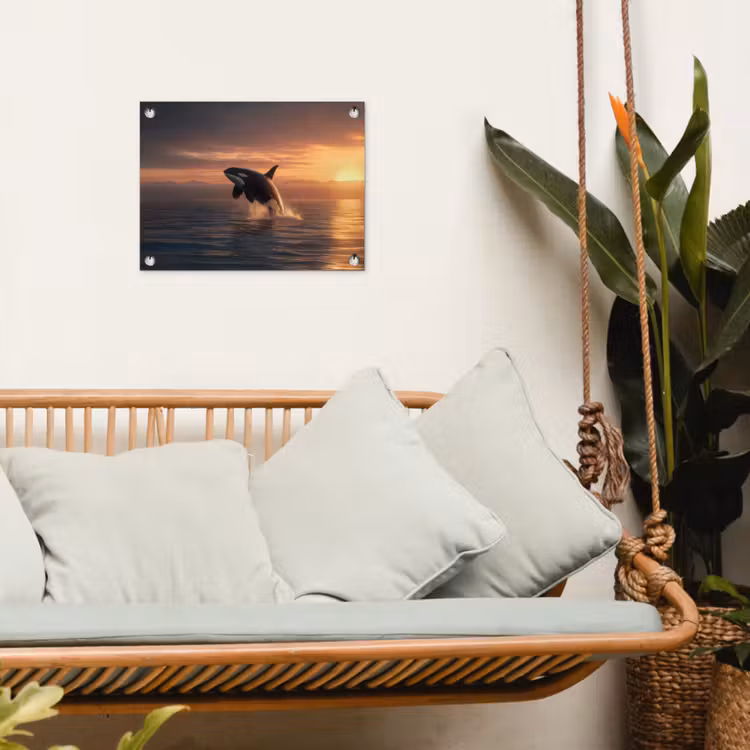 Tuinposter - Orka - Zee - Zonsondergang — 5