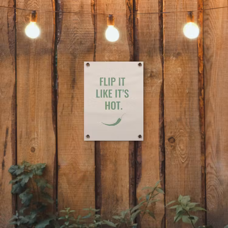 Tuinposter - Groen - Quote - Zomer - Chilipeper — 2