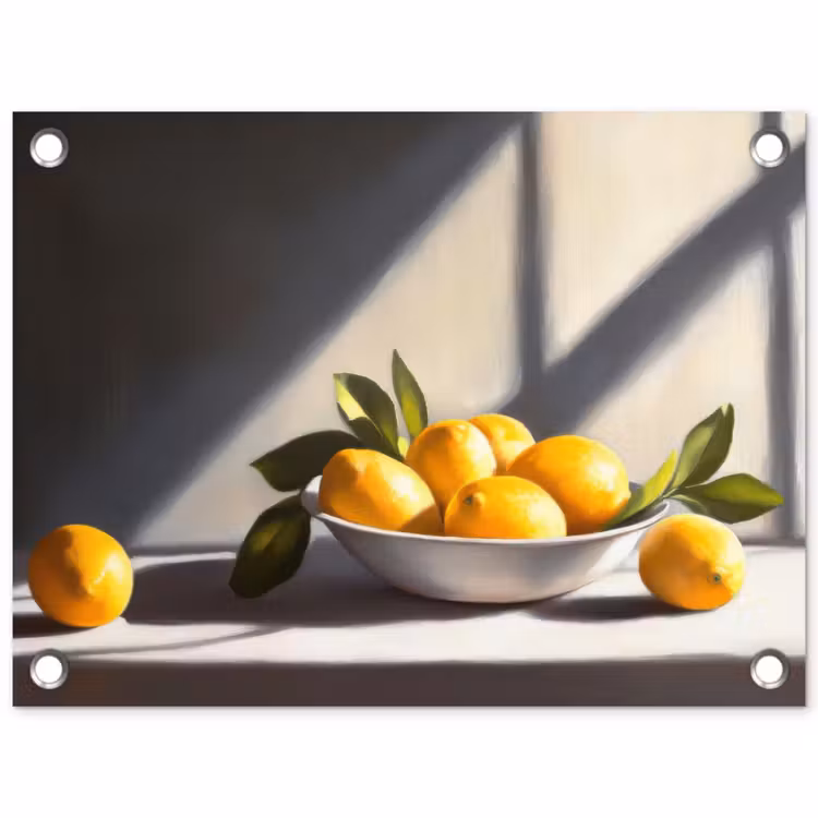 Tuinposter - Citroenen - Stilleven - Geel — 1