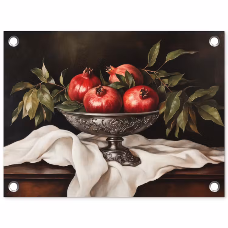 Tuinposter - Granaatappels - Klassiek - Vintage — 1