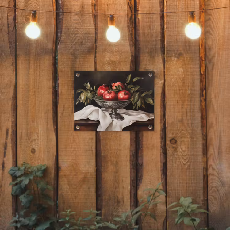 Tuinposter - Granaatappels - Klassiek - Vintage — 2