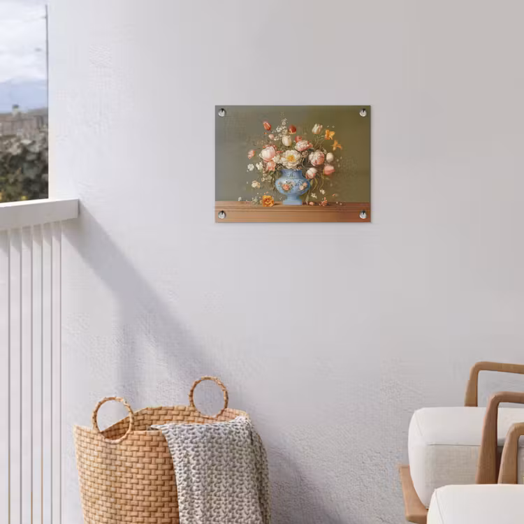 Tuinposter - Neutral - Bloemen - Boeket - Vaas — 3