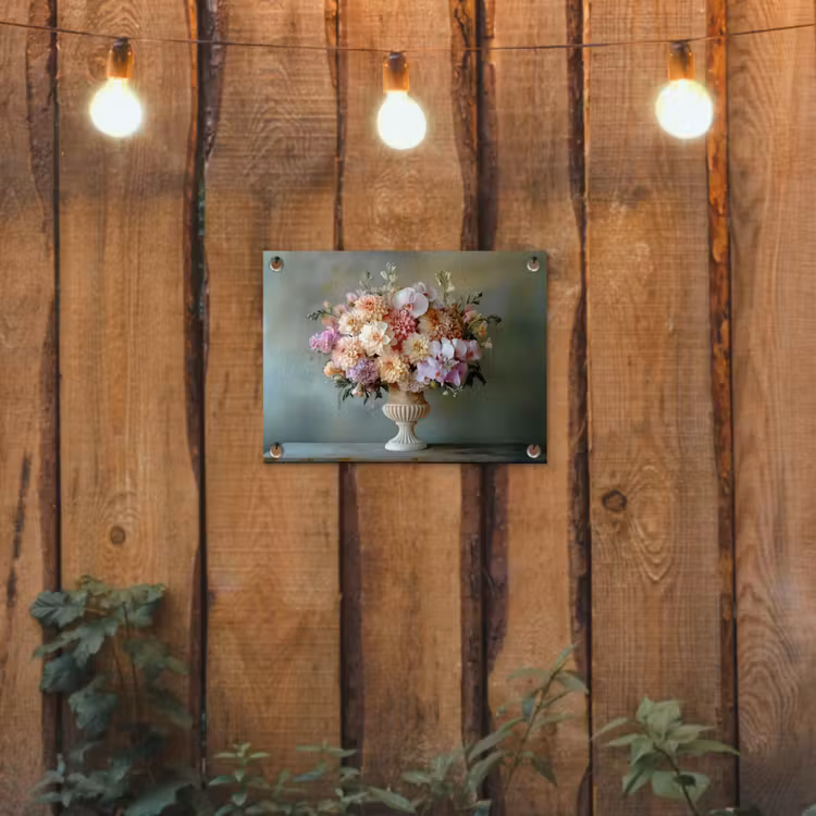 Tuinposter - Orchidee - Boeket - Vaas - Bloemen — 2