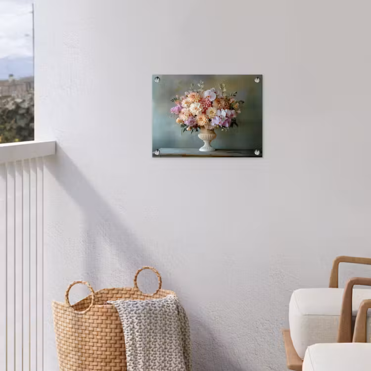 Tuinposter - Orchidee - Boeket - Vaas - Bloemen — 3