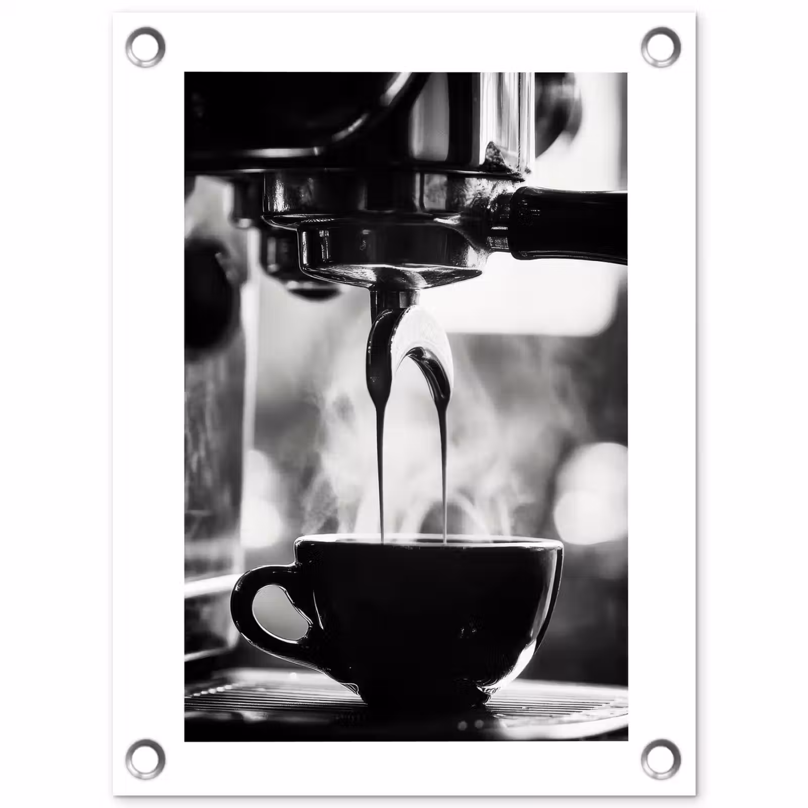 Tuinposter - Coffee - Espresso - Koffiemachine - Kop — 1