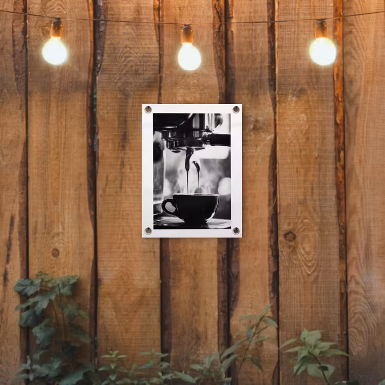 Tuinposter - Coffee - Espresso - Koffiemachine - Kop — 2