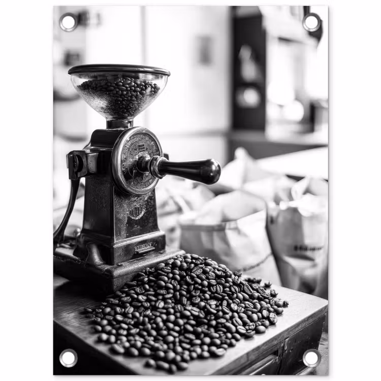 Tuinposter - Koffiemolen - Gemalen - Vintage — 1