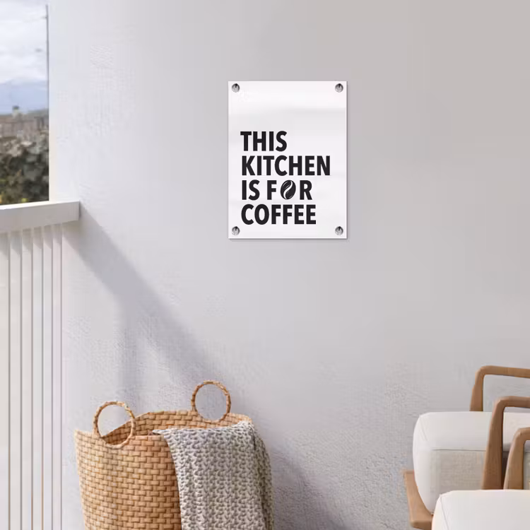 Tuinposter - Quotes - Koffie - Bonen - Modern — 3