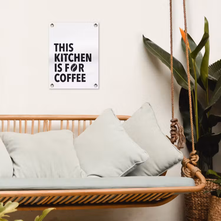 Tuinposter - Quotes - Koffie - Bonen - Modern — 5