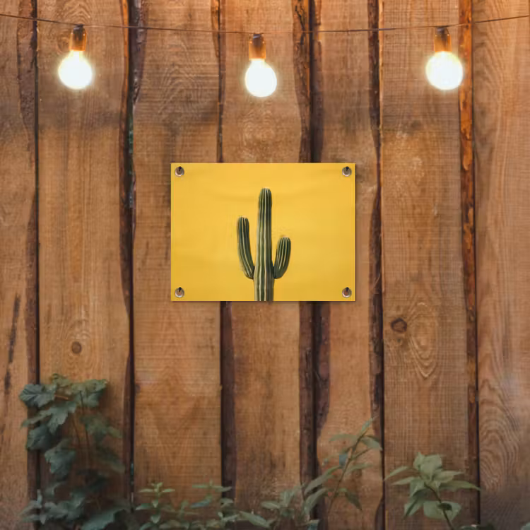 Tuinposter - Cactus - Groen - Minimalistisch — 2