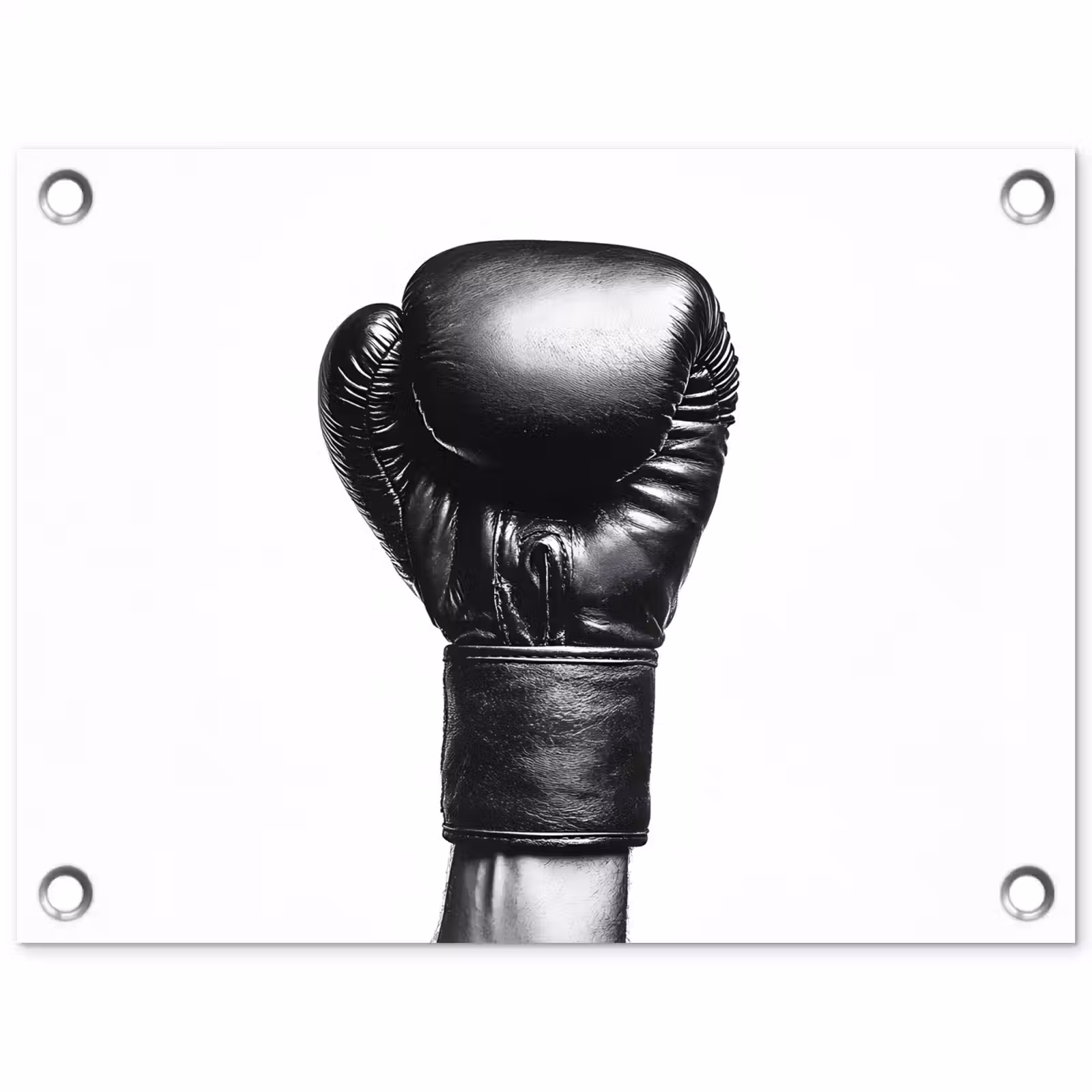 Tuinposter - Bokshandschoen - Zwart - Hand — 1
