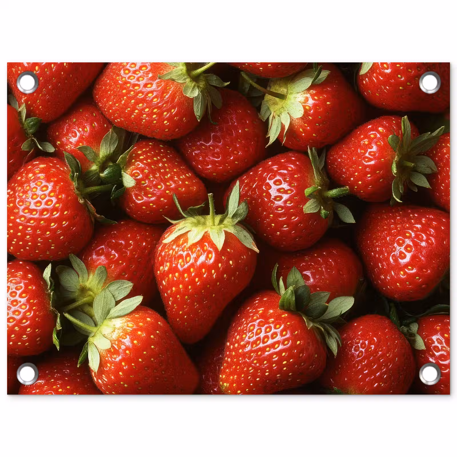 Tuinposter - Aardbei - Fruit - Rood — 1