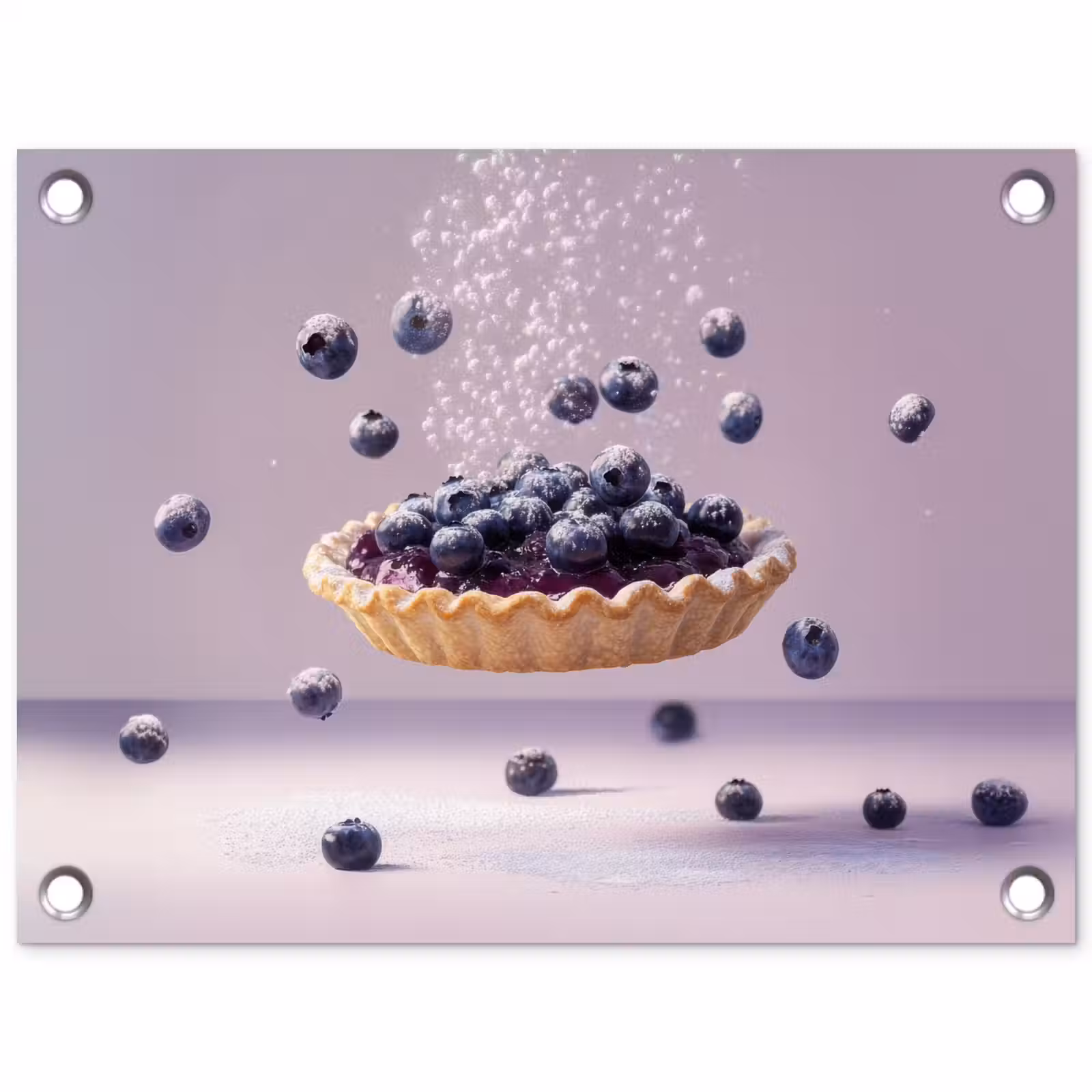 Tuinposter - Eten - Taart - Bessen - Blauw — 1