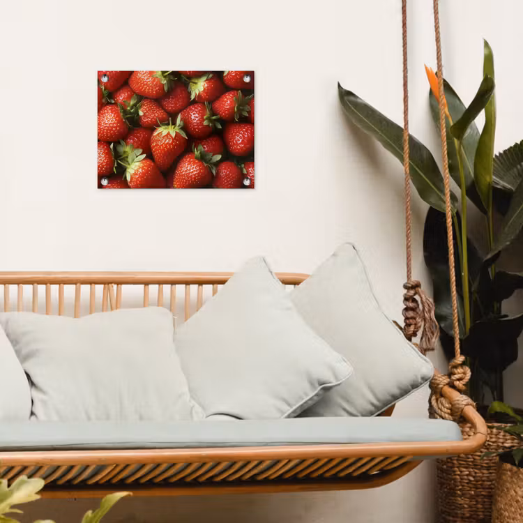 Tuinposter - Aardbei - Fruit - Rood — 5