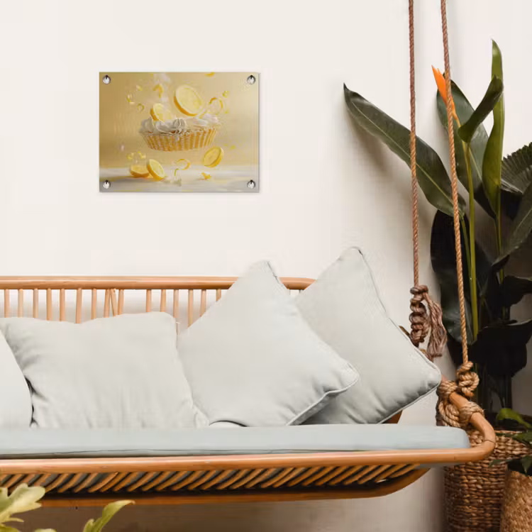 Tuinposter - Citroen - Taart - Eten - Geel — 5