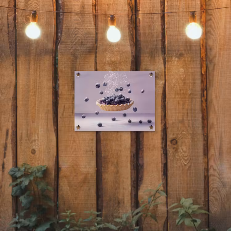 Tuinposter - Eten - Taart - Bessen - Blauw — 2